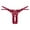 Wine Red, variant on yunLCZ Underwear for Women Cotton Women Embroidered Hollow Butterfly Low Waist Underpants Open Cut Pearl Massage Thong Wasit Hipster Brief Panties for Ladies