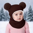 thumbnail image 2 of Angala Baby Warm Knit Earflap Hat With Soft Thermal Winter For Infant Boys Girls Soft Stylish Basic Bomber Hats, 2 of 5