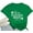 Green, variant on KimSoong Women St. Patrick's Day T-Shirts Let The Shenanigans Begin Letter Print Shirt Lucky Shamrock Tee Funny Sayings Tops