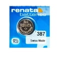 thumbnail image 4 of 4 x Renata 387S Silver Oxide Watch Battery - Equals 394 With Spacer Ring Silver, 4 of 4