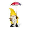 thumbnail image 1 of Set of 12 Large Gnome with Umbrella & Bird, 1 of 1