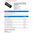 thumbnail image 2 of Front Lower Control Arm Bushing - Compatible with 1965 - 1977 Ford Custom 500 1966 1967 1968 1969 1970 1971 1972 1973 1974 1975 1976, 2 of 2