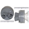 thumbnail image 2 of Hot Tub Compatible With Dimension One Spas Hydro-Air Magna'ssage Dual Port Rotating Insert, Gray DIM01510-165G, 2 of 2