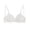 White, variant on Women's Wireless Front Closure Push Up Bra, Beautiful Back Small Bust for Everyday Wear, Comfortable, Soft, Breathable