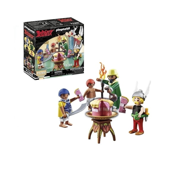 Set de Juego Playmobil Astérix Paletabis y la tarta envenenada 24 Piezas