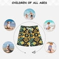 thumbnail image 6 of Aztec Geometric Abstract Pattern Swim Trunks Quick Dry Beach Pool Board Shorts Lightweight Stylish Print Sizes 2T to XL, 6 of 8
