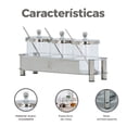 thumbnail image 4 of Recipientes de Vidrio para Condimentos con Tapa Acero Inoxidable Contenedores para Servicio de Mesa Gaon, 4 of 9