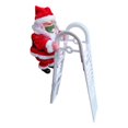thumbnail image 1 of Decoraciones De Papá Noel Escalera de cuerda de escalada Decoración navideña de Santa Claus, 1 of 9