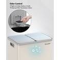 thumbnail image 6 of 2 x 8 Gallon Kitchen Trash Can, Step Garbage Can Stainless Steel, Trash and Recycle Bin for Kitchen, Dual Compartment Recycling, 6 of 9