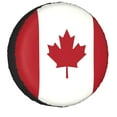 Flag Of Canada Tire Cover 4WD 4x4 Trailer Patriotism Spare Wheel