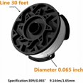 thumbnail image 3 of Hilo de desbrozadora compatible con Black and Decker AF-100, carrete de repuesto, 6 carretes de repuesto, 3 of 5