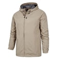 thumbnail image 3 of Oulylan-Chaqueta impermeable para senderismo y acampada para hombre y mujer, cortavientos para pesca, escalada, senderismo, abrigos de lluvia a prueba de viento Softshell para exteriores, 3 of 5