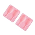 thumbnail image 2 of 2pcs Silicone Cake Mold Chicken Leg Shape Design Baking Tool for Chocolate Cake Cookie (Pink), 2 of 8