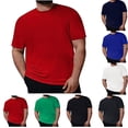thumbnail image 2 of Kcolen Mens T Shirts Sports Solid Color Tees Short Sleeved Sweatshirt Quick Drying Tops for Mens Fashion Summer Clothing,Blue, 2 of 6
