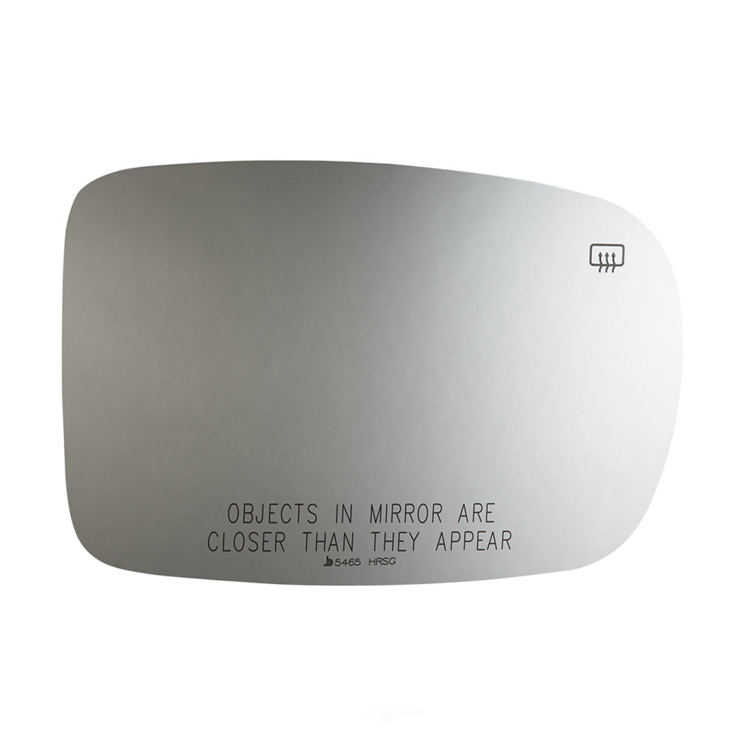 Burco Side View Mirror Replacement Glass with Motor Mount Plate - Clear Glass - 5465HRSG