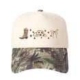 thumbnail image 5 of BOOTS HAT RIBBON Letter Embroidered Color Block Trucker Hat Unisex Adjustable Cotton Breathable Fashion Cap for Travel Daily Wear, 5 of 10