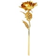 thumbnail image 1 of Regalo de rosa iluminada, rosa de papel de aluminio dorado, rosa de papel de aluminio dorado para San Valentín, regalo de rosa de calidad inigualable, 1 of 14
