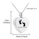 thumbnail image 5 of Colgante de acero inoxidable con forma de corazón para cenizas, conmemorativo para mascotas, gatos, perros, cenizas, collar grabable, 5 of 6