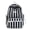 Black, variant on Striped Bow Lace Nylon Campus Backpack with Laptop Sleeve, Wide Shoulder Strap Lightweight Student Daypack for Shopping Travel Outings, 16.93" x 11.81" x 5.12" (Pink)
