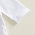 thumbnail image 7 of HCNTES Newborn Infant Baby Girl Clothes Outfits Rib Romper Floral Pants with Headband Winter Clothing Set(White,0-3 Months), 7 of 7