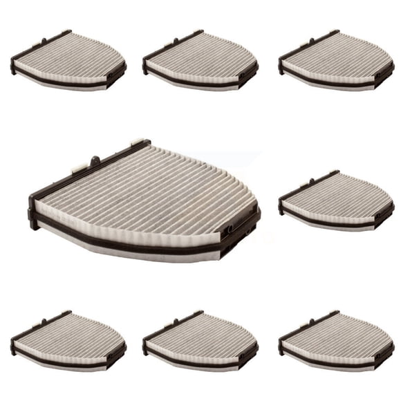 PUR Filtre à Air de Cabine (8 Pack) pour Voiture Mercedes-Benz C300 GLK350 GLK250 E350 C350 E400 E550 C230 E250 E300 C63 AMG CLSS550 SL550 C250 SL63 GT C E63 S SL450 CLS63 CLS400 SLS R 63 S450 SL65 Pro K54-101386