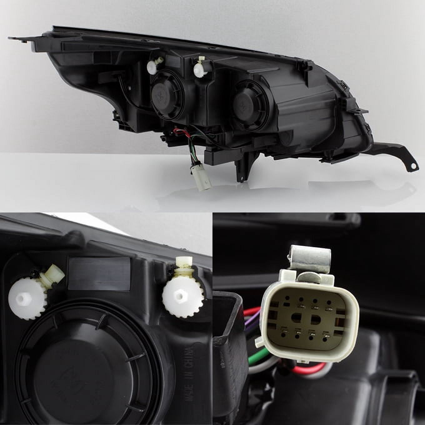 AKKON - For 13-15 Chevy Malibu LT/LTZ/Eco Models Chrome Headlight Front Lamp Passenger Right Side Driect Replacement