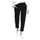thumbnail image 1 of Pantalones de lino con cordón para mujer: cintura elástica, bolsillos, poliéster ligero para verano y playa, 1 of 6