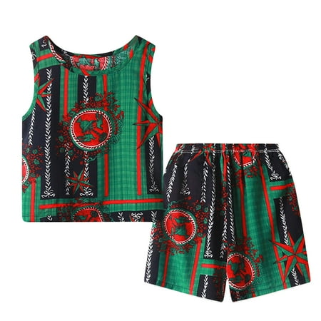 

XINSHIDE Toddlers Kids Girls Sets Fashional Floral 3D Prints Sleeveless Vest Top Short Pants Infant 2Pcs Girls Outfits Set Baby Clothing