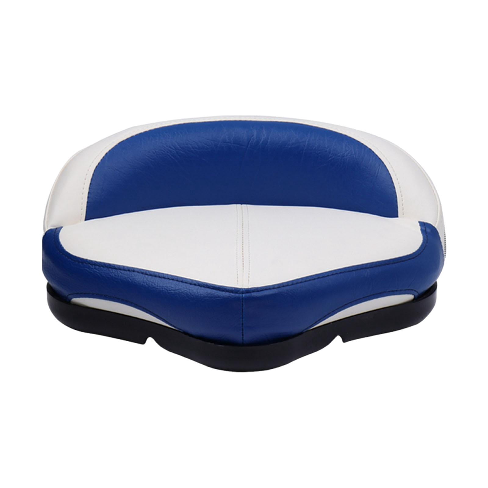 QccHieUs Boat Seat Easy Installation Accessories Replacement Pad Versatile Speedboat Seat Blue White
