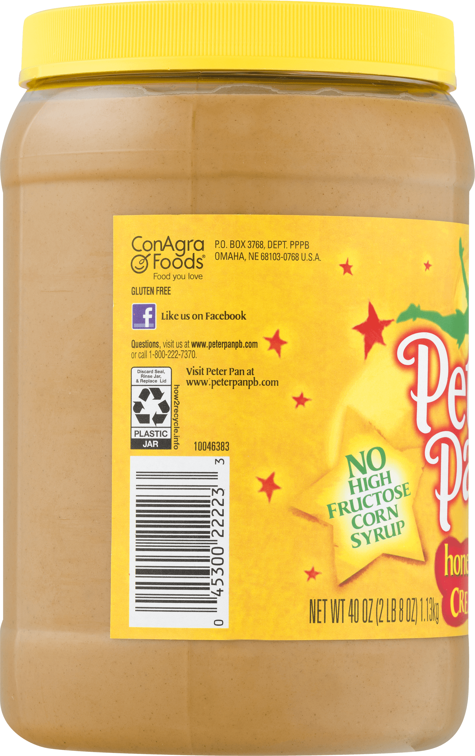 Peter Pan Creamy Honey Roasted Peanut Butter 40 Oz Walmart Com Walmart Com