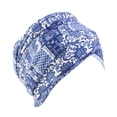 thumbnail image 4 of Foulard de Tête Chimio Cancer 6 Couleurs Turban Bonnet pour Femmes Bleu, 4 of 7