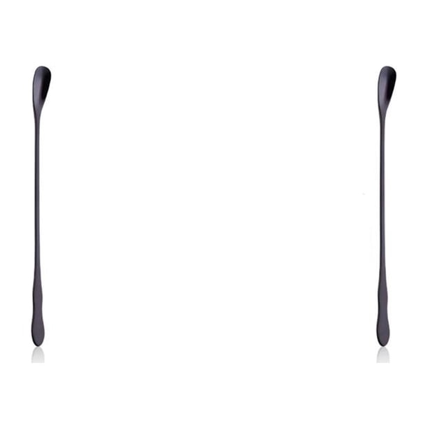 Bewildely Cuchara mezcladora de acero inoxidable con mango largo para el hogar, helado, bebida fría, cucharas agitadoras, vajilla de cocina Type3 NO3