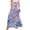 Purple_005, variant on Womens Wide-Leg Palazzo Boho Floral Beach Culottes Flowy Casual Trousers Lightweight Elegant Outfit White S