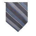 thumbnail image 3 of Ryan Seacrest Distinction Mens Bragg Stripe Silk Blend Striped Neck Tie Gray O/S, 3 of 3