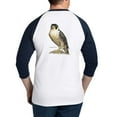 thumbnail image 2 of CafePress - Peregrine Falcon Bird Baseball Jersey - Cotton Baseball Jersey, 3/4 Raglan Sleeve Shirt, 2 of 4