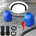 thumbnail image 3 of DOLITY Rain Barrel Divertor and Parts Kit Portable Easy Install Hose Connection 2.5cm With Taper, 3 of 9