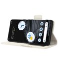 thumbnail image 3 of Elehold PU Leather Wallet Case for Google Pixel 7, Soft Lychee Pattern PU Leather and TPU Flip Cover with  Shockproof Kickstand Card Slots Holder Magnetic Drop Resistant Phone Case,White, 3 of 5