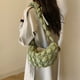 thumbnail image 3 of Bolso Mujer Hombro Fruncido Bola De Masa Embrague Monedero Bandolera Verde, 3 of 9