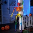 thumbnail image 3 of Esqueleto de Halloween JOYIN, 175 cm, arcoíris, plegable para exteriores, 3 of 9