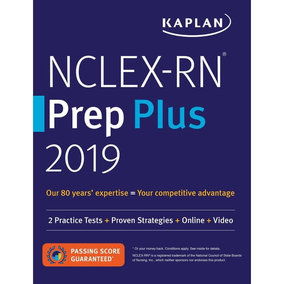Kaplan Test Prep: NCLEX-RN Prep Plus 2019 : 2 Practice Tests Proven Strategies Online Video (Paperback)