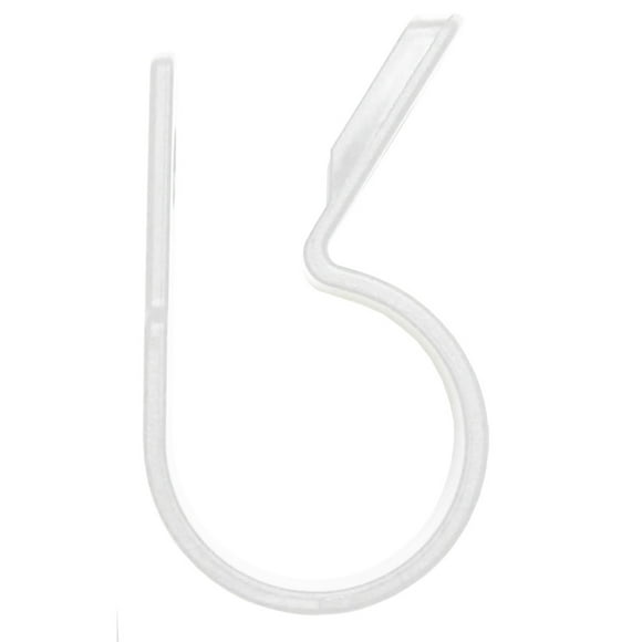 C-Clamps Pacer, nailon, 1/4 pulgadas, color natural, paquete de 25 unidades