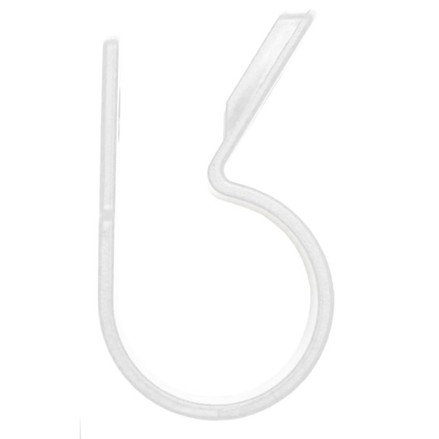 C-Clamps Pacer, nailon, 1/4 pulgadas, color natural, paquete de 25 unidades
