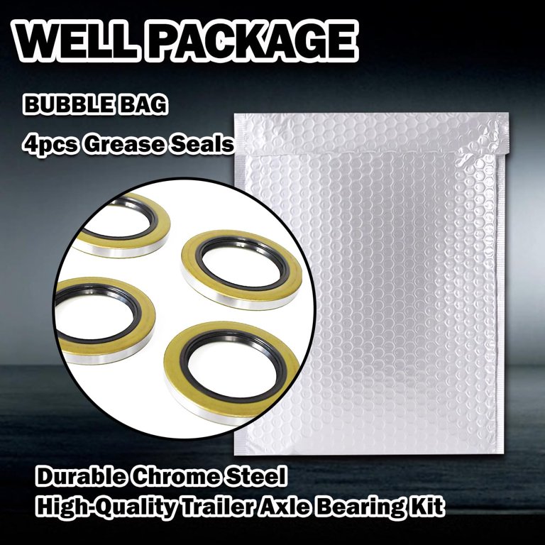 JADODE 4 Pack Double Lip Grease Seals 2.250''I.D x 3.376