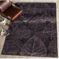 SAFAVIEH Vintage Cohen Distressed Floral Area Rug, Charcoal/Multi, 5'3" x 7'6"
