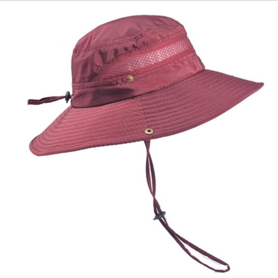 Outdoor Men Sunscreen Hiking Fishing Hat Sun Shade Mountaineering Big Waves Cap Sun Hat