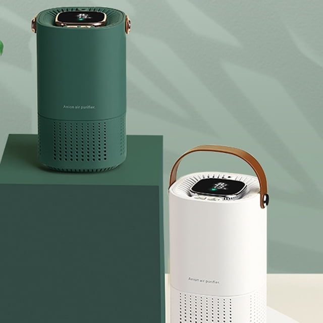 Xihbxyly Purificador de Aire A8, Tecnología de Esterilización Uv, Purificador de Aire de Iones Negativos, Potente Sistema de Filtración, Ideal para Casa, Oficina o Dormitorio, Diseño Portátil, Baterí