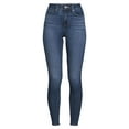 thumbnail image 3 of Levi Strauss Signature Women's and Women's Plus High Rise Skinny Jeans, Inseams: Short, Regular and Long, Sizes 2-28, 3 of 7