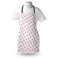 thumbnail image 4 of Cartoon Apron, of Abstract Sheep with Stripes and Tiny Hearts, Unisex Kitchen Bib with Adjustable Neck for Cooking Gardening, Adult Size, Pale Pink Pale Blue, by Ambesonne, 4 of 4