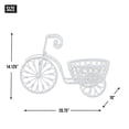 thumbnail image 6 of White Bicycle Planter 20.75x10x14.12, 6 of 13