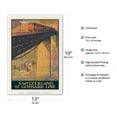 thumbnail image 2 of Switzerland - St. Gotthard Line - Matterhorn Gotthard Railway - Vintage Railroad Travel Poster by Daniel Buzzi c.1924 - Master Art Print (Unframed) 13in x 19in, 2 of 4